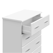 Pemberly Row 4-Drawer Engineered Wood Chest with Safety Stops in White