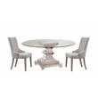 Pemberly Row Modern Wooden Parsons Dining Chair in Washed Gray