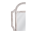 Pemberly Row Rectangular Cutout Wall Mirror in Weathered White Wash