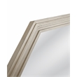 Pemberly Row Octagonal Wall Mirror in Plated Silver Engineered Wood