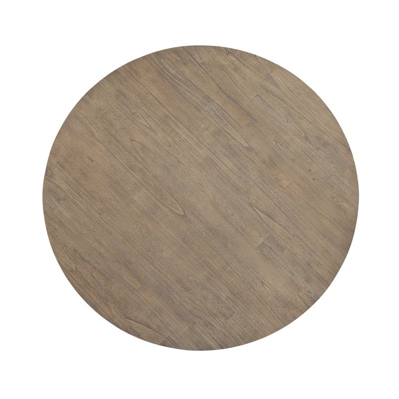 Pemberly Row Modern Rustic Mindi Wood Dining Table in Natural