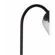 Pemberly Row Hand Crafted Iron and Glass Desk Lamp in Bronze