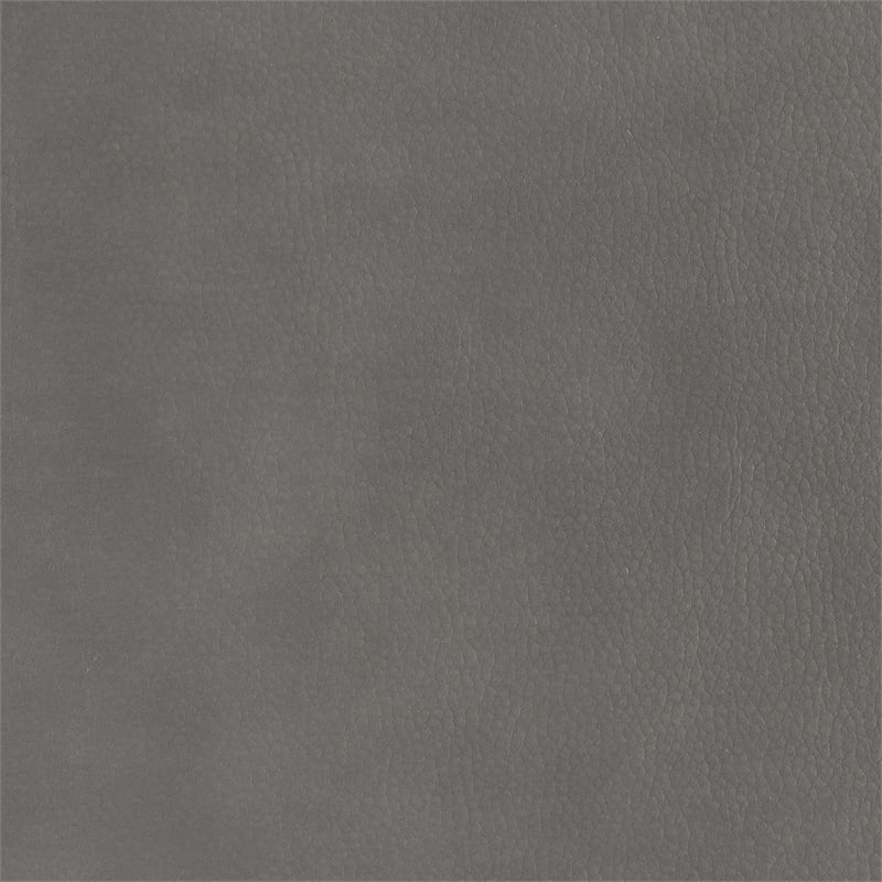 Pemberly Row Faux Leather 2-Piece Manual Reclining Sofa Set with USB in Gray