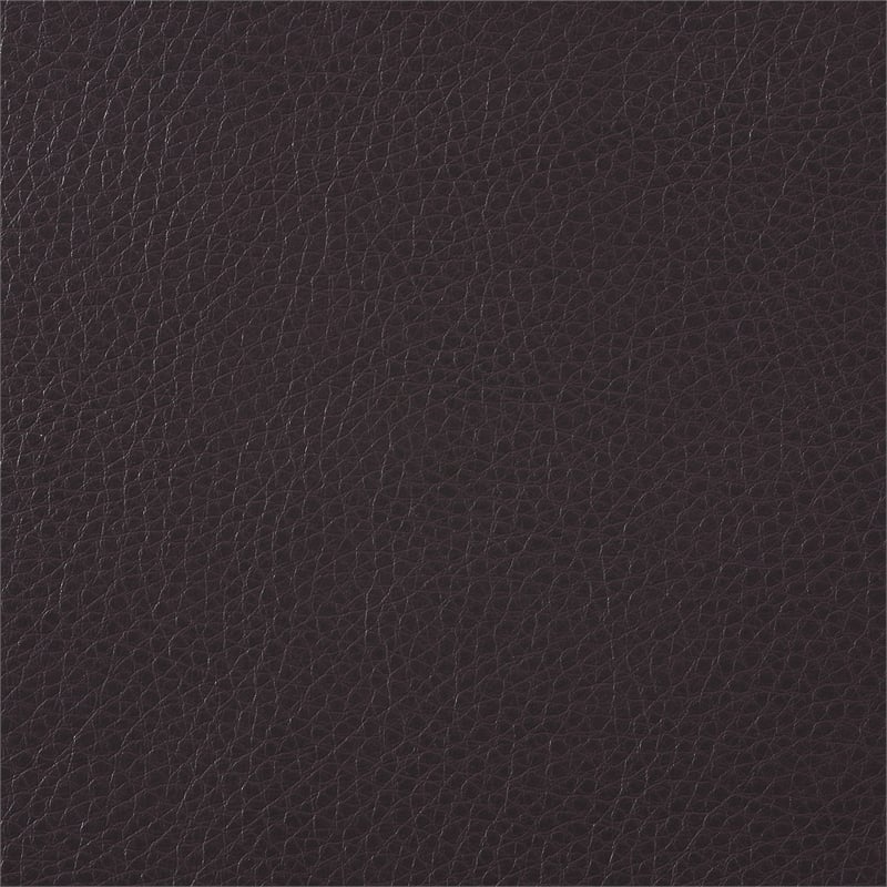 Pemberly Row Faux Leather 2-Piece Retro-Style Sofa Set 300 lbs in Dark Brown