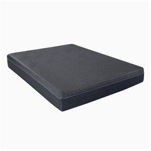 Pemberly Row 11&quot Eastern King Green Tea Gel-Infused Memory Foam Mattress - White