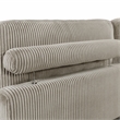 Pemberly Row 6-Piece Modular Sectional with 2 Ottomans 6 Pillows in Taupe