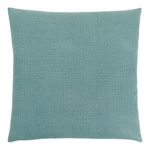 Pemberly Row 18x18 Linen-Look Textured Accent Throw Pillow in Light Green