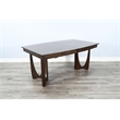 Pemberly Row Mahogany 7-Piece Extension Dining Set in Coffee Bean Finish