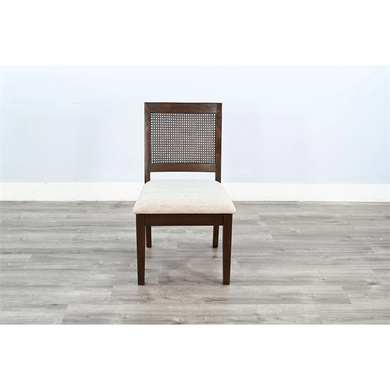 Pemberly Row Mahogany 7-Piece Extension Dining Set in Coffee Bean Finish