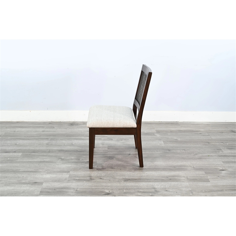 Pemberly Row Mahogany 7-Piece Extension Dining Set in Coffee Bean Finish