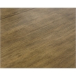 Pemberly Row Modern Wood Rectangular Extension Dining Table with Leaf in Brown