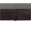 Pemberly Row Extension Dining Table with Diamond Veneer in Espresso Black