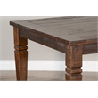 Pemberly Row Mahogany 7-Piece Extension Dining Set with Butterfly Leaf