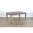 Pemberly Row Mahogany Extension Dining Set with Butterfly Leaf Bench & 5 Chairs
