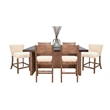 Pemberly Row 7-Piece Counter Height Wood Dining Set with Two-Tone Finish