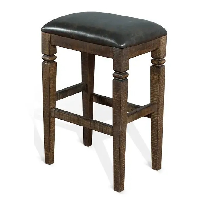 Pemberly Row Contemporary Mahogany and Metal 3-Piece Pub Dining Set