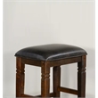 Pemberly Row Contemporary Mahogany and Metal 3-Piece Pub Dining Set