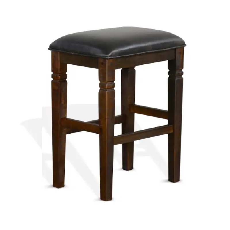 Pemberly Row Contemporary Mahogany and Metal 3-Piece Pub Dining Set