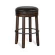 Pemberly Row Solid Mahogany Wood 3-Piece Counter Height Pub Set