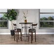 Pemberly Row 3-Piece Wood and Powder-Coated Metal Pub Dining Set