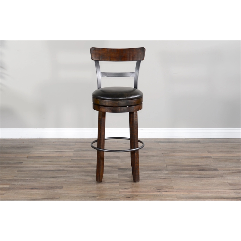 Pemberly Row 3-Piece Wood and Powder-Coated Metal Pub Dining Set