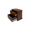 Pemberly Row 2-Drawer Wood Lateral File Cabinet w/ Ball Bearing Glides in Brown