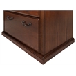 Pemberly Row 2-Drawer Wood Lateral File Cabinet w/ Ball Bearing Glides in Brown