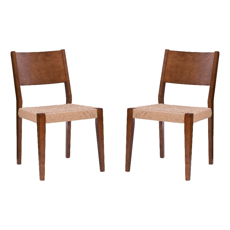 Pemberly Row 7-Piece Dining Set with Expandable Table and Woven Seat Chairs