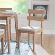 Pemberly Row 7-Piece Dining Set - Double Pedestal Table & 6 Ladder Back Chairs