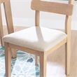 Pemberly Row 7-Piece Dining Set - Double Pedestal Table & 6 Ladder Back Chairs