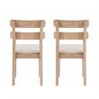 Pemberly Row 7-Piece Dining Set - Double Pedestal Table & 6 Ladder Back Chairs