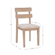 Pemberly Row 7-Piece Dining Set - Double Pedestal Table & 6 Ladder Back Chairs