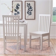Pemberly Row Dining Table Set with 6 Chairs in White Glossy Lacquer Finish