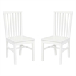 Pemberly Row Dining Table Set with 6 Chairs in White Glossy Lacquer Finish
