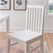 Pemberly Row Dining Table Set with 6 Chairs in White Glossy Lacquer Finish