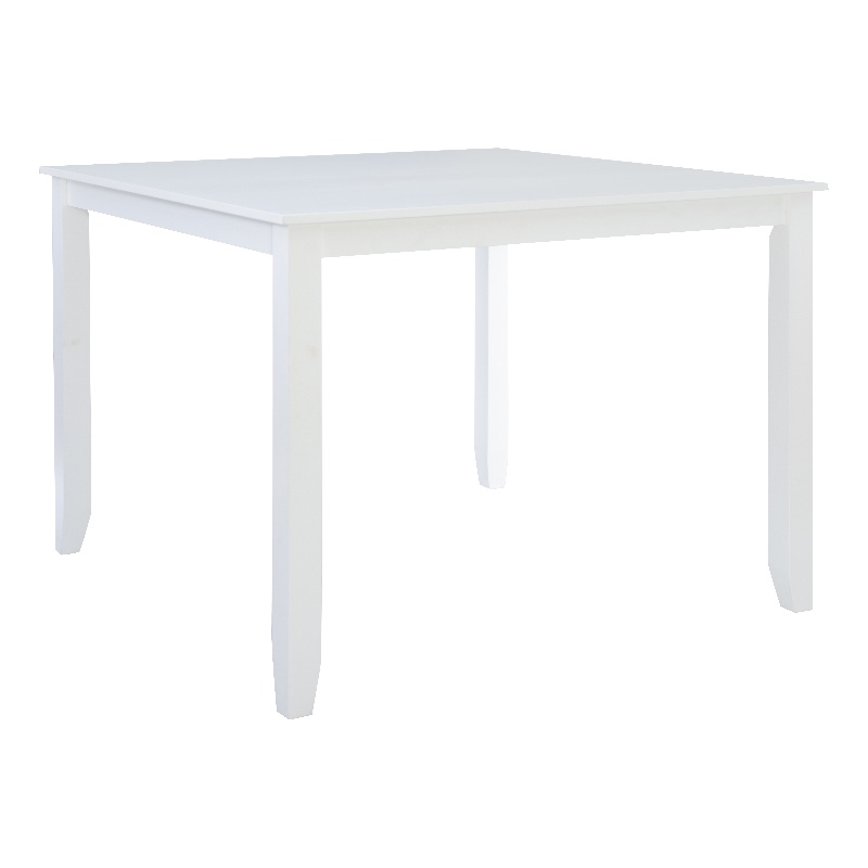 Pemberly Row Counter Height Dining Set with 4 Stools and Table in Crisp White