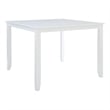 Pemberly Row Counter Height Dining Set with 4 Stools and Table in Crisp White