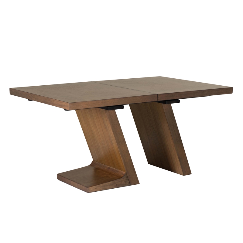 Pemberly Row Dining Set with Extendable Table and 4 Chairs