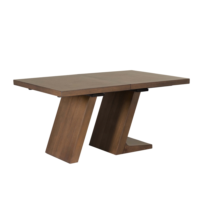 Pemberly Row Dining Set with Extendable Table and 4 Chairs