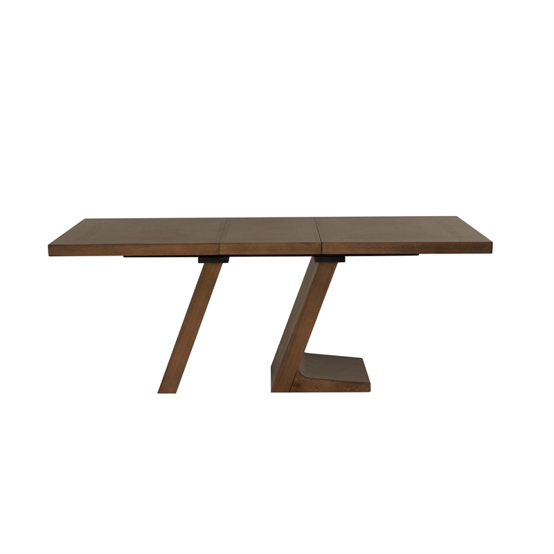 Pemberly Row Dining Set with Extendable Table and 4 Chairs