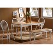 Pemberly Row Rubberwood Windsor 36 x 60