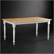 Pemberly Row Rubberwood Windsor 36 x 60