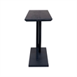 Pemberly Row Contemporary Acacia Wood Console Table in Navy Blue
