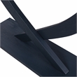 Pemberly Row Contemporary Acacia Wood Console Table in Navy Blue