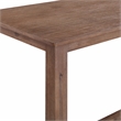 Pemberly Row Contemporary Acacia Wood Pub Table in Barnwood Wire Brush