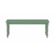Pemberly Row 6 Piece Rubberwood Dining Set in Equestrian Green