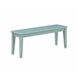 Pemberly Row 6pc Rubberwood Dining Set with Bench in Aspen Valley Blue