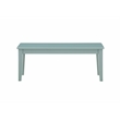 Pemberly Row 6pc Rubberwood Dining Set with Bench in Aspen Valley Blue