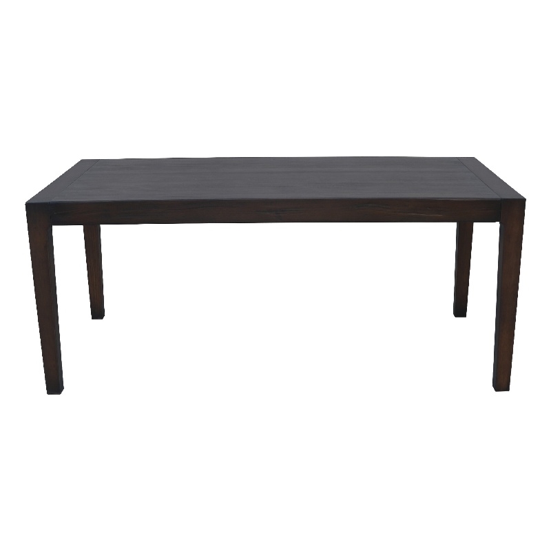 Pemberly Row 71 Inch Rectangular Reclaimed Pine Dining Table in Java Gray
