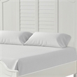 Pemberly Row Queen Bed with Louvered Headboard and Scalloped Edges in White